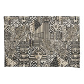 Housse D'oreillers Symboles historiques anciens Style de tatouage (devant)