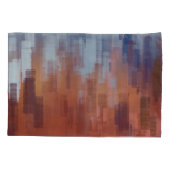 Housse D'oreillers Tableau Abstrait, mur en béton coloré. (Dos)