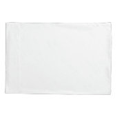 Housse D'oreillers Taille standard simple blanc simple (Dos)