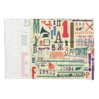 Tampon vintage : Décor de document