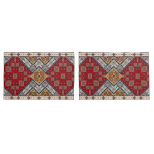 Housse D'oreillers Tapis de tapis persan turc antique