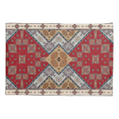 Housse D'oreillers Tapis de tapis persan turc antique (Dos-gauche)