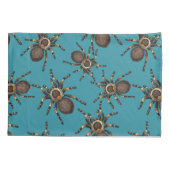 Housse D'oreillers Tarantula sur bleu (Dos-gauche)