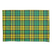 Housse D'oreillers Tartan vert Jaune Plaid Design Motif (devant)