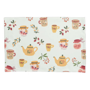 Housse D'oreillers Tea Time Motif sans faille