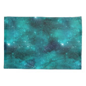 Housse D'oreillers Teal Galaxy Series Design 8 (Dos-gauche)