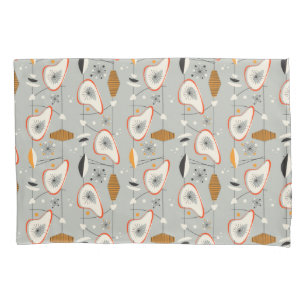 Housse D'oreillers Teal géométrique et motif bleu