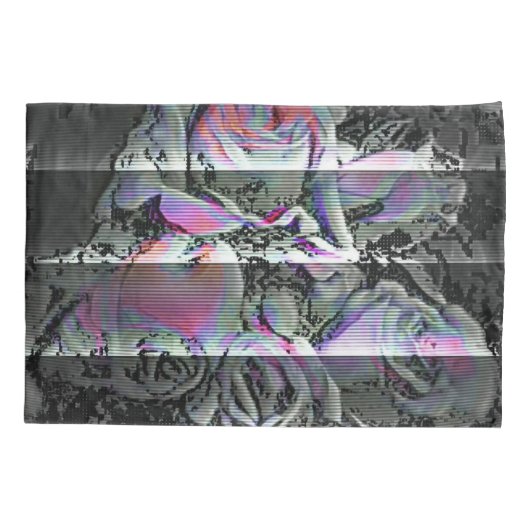 Housse D'oreillers Techno Bouquet (Dos)