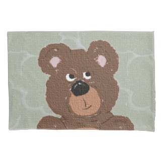 Housse D'oreillers Teddy Bear Face