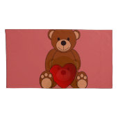 Housse D'oreillers Teddy Love (Dos-Droit)