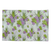 Housse D'oreillers Teintes succulentes de la mer Vert & Lavande (Dos)