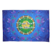 Housse D'oreillers Teinture à tarte bleu-vert (devant)