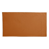 Housse D'oreillers Terra Sienna couleur Brown Customiser facilement c (Dos-Droit)