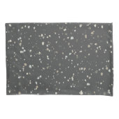 Housse D'oreillers Terrazzo gris moderne (devant)