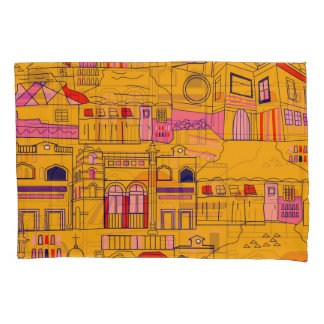 Housse D'oreillers Textile mexicain Design Motif sans couture