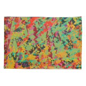 Housse D'oreillers Texture colorée de trous (Dos)