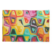 Housse D'oreillers Texture colorée de trous (Dos)