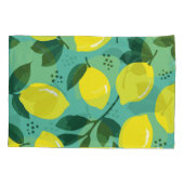 Housse D'oreillers Texture créative de peinture rose-bleu, abstraite. (Dos)