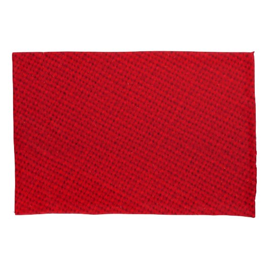 Housse D'oreillers Texture dynamique de tissu rouge (devant)