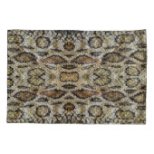 Housse D'oreillers Texture Motif de la peau de serpent (Dos)
