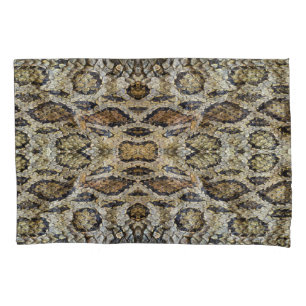 Housse D'oreillers Texture Motif de la peau de serpent