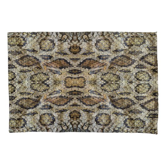 Housse D'oreillers Texture Motif de la peau de serpent (devant)