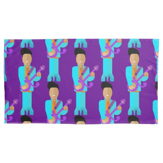 Housse D'oreillers The Purple Pixie – Funk Legend Pillowcase (devant-gauche)