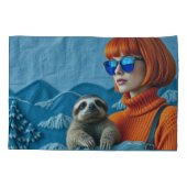 Housse D'oreillers The Redhead and the sloth (Dos)