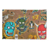 Housse D'oreillers Thème japonais (Dos)