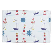 Housse D'oreillers Thème nautique (Dos)