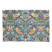 Housse D'oreillers Thief fraise par William Morris Indigo Mineral (devant-gauche)
