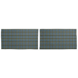Housse D'oreillers Thompson Blue Original Scottish Tartan