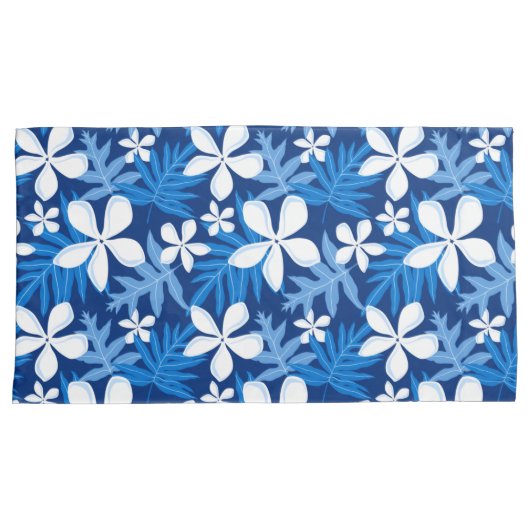 HOUSSE D'OREILLERS TIARE (BLEU) (devant-Droit)