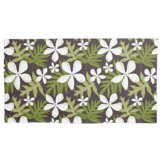 HOUSSE D'OREILLERS TIARE (COMBO OLIVE) (devant-gauche)