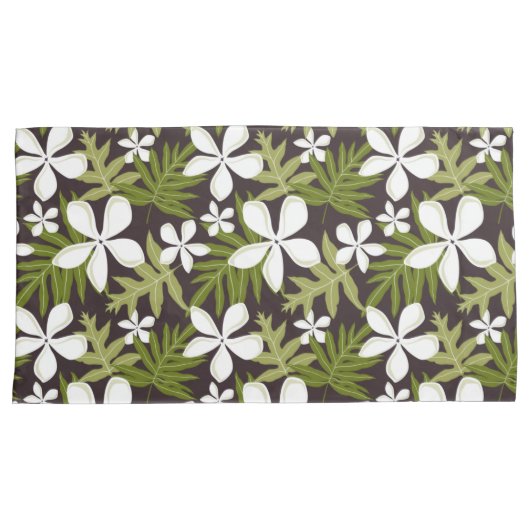 HOUSSE D'OREILLERS TIARE (COMBO OLIVE) (devant-Droit)