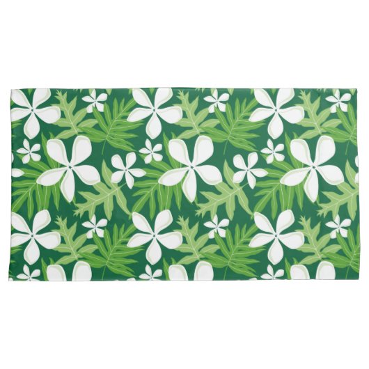 HOUSSE D'OREILLERS TIARE (VERT) (devant-Droit)