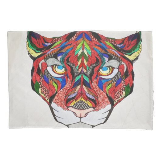 Housse D'oreillers Tiger Pillowcase (devant)