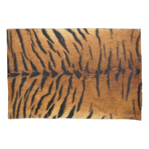 Housse D'oreillers Tigre de fourrure d'animal de la jungle tribale Im