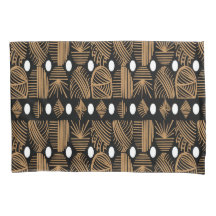 Tissu de moisissure tribale des Caraïbes : noir, b