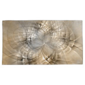 Housse D'oreillers Tons Terre Abstrait Art fractal moderne Texture (devant-Droit)