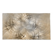 Housse D'oreillers Tons Terre Abstrait Art fractal moderne Texture (Dos-gauche)