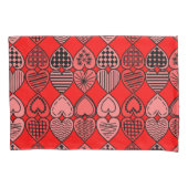 Housse D'oreillers Topsy Turvy Hearts (devant)