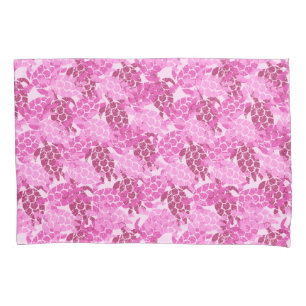 Housse D'oreillers Tortue de mer de Honu Aloha Hawaïen Réversible ros