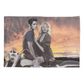 Housse D'oreillers Tour 2 de coucher du soleil (Dos-gauche)