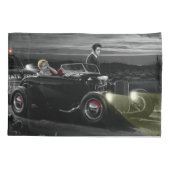 Housse D'oreillers Tour B&W 2 de joie (Dos-gauche)