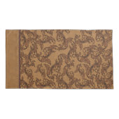 Housse D'oreillers Tourbières à feuilles Renaissance italienne (rouil (Dos-gauche)