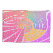 Housse D'oreillers Tourbillon Vortex Arc-en-ciel (Dos-gauche)