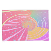 Housse D'oreillers Tourbillon Vortex Arc-en-ciel (devant-Droit)