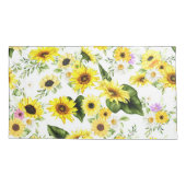 Housse D'oreillers Tournesol à l'aquarelle 7 (Dos)