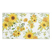 Housse D'oreillers Tournesol à l'aquarelle 8 (Dos)